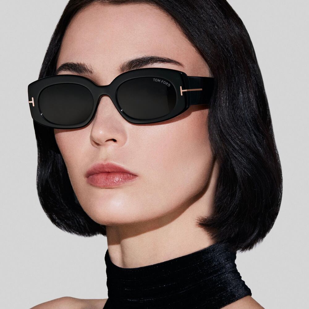 New, TOM FORD Cielle Sunglasses TF1187 01A Authentic
